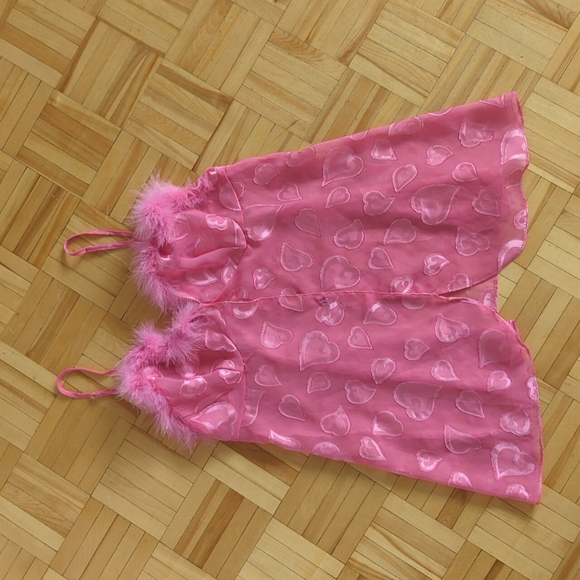 Cinema Etoile Other - Vintage fluffy collar trip chemise